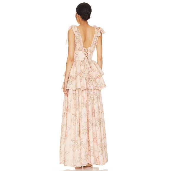 🎁 SOLD 🎁BNIB NWT STUNNING V Chapman Maile Gown Dress in Cedar Rose - 2 - Picture 8 of 10